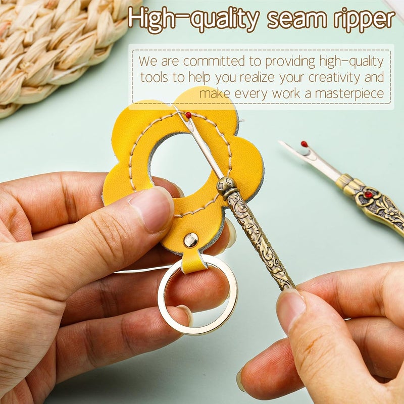 ZMAAGG Vintage Seam Rippers, Stitch Remover Tool, Thread Ripper, Metal Seam Rippers for Sewing Needle Work Hand Sewing Knitting Craft - Image 5